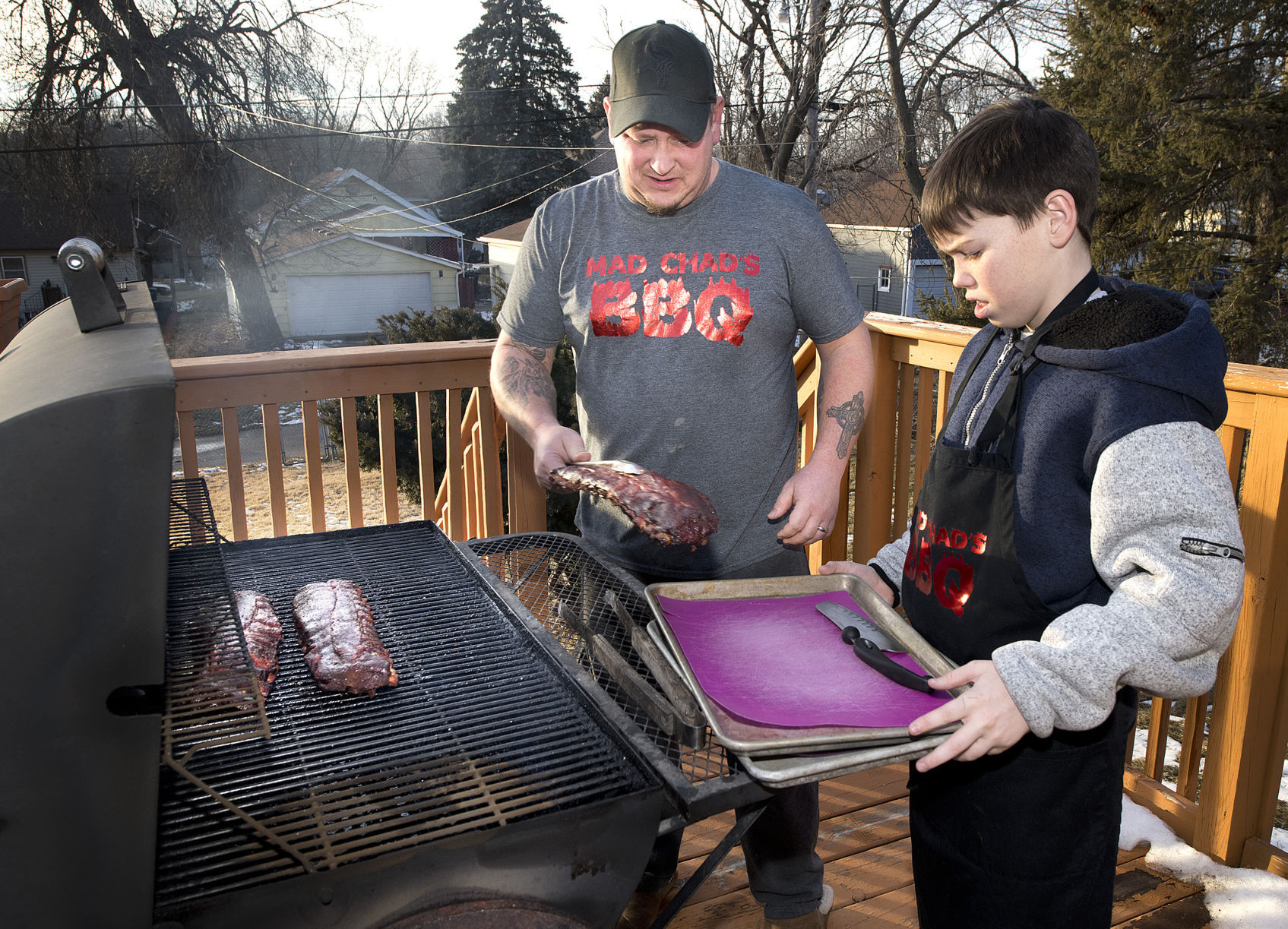 Food grilling Chad Peterson